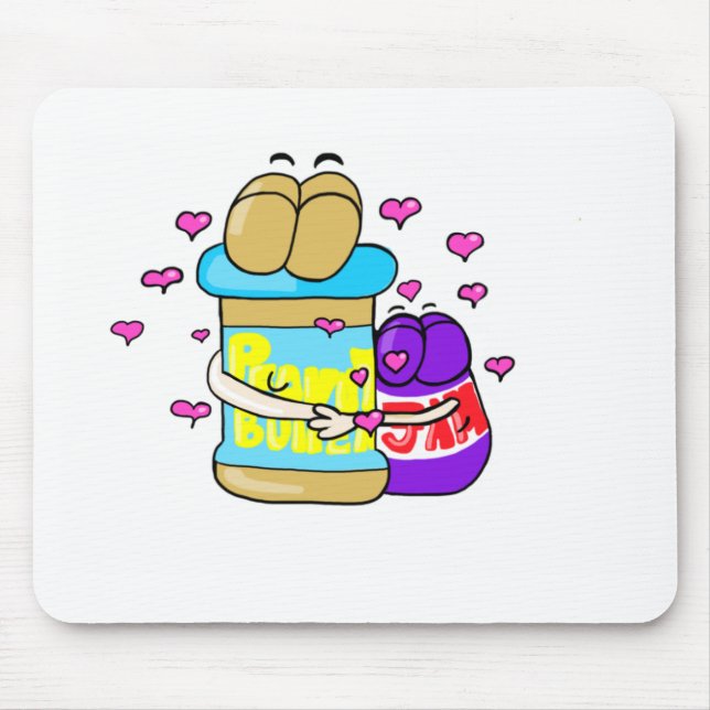 Tapis De Souris Graphique de Pb&j Bestfreinds (Devant)