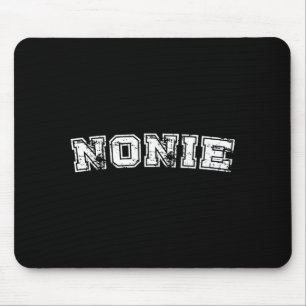 Tapis De Souris Graphique de style universitaire classique nonie