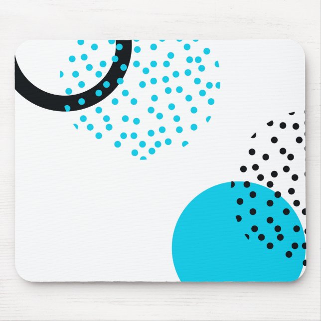 Tapis De Souris Graphique moderne, simple, tendance, en cercle urb (Devant)