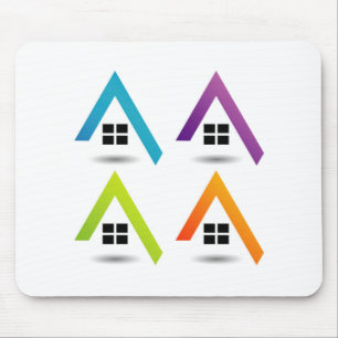 Tapis De Souris Graphique montrant le marché foncier croissant