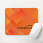 Tapis De Souris Graphique orange, Graphiste<br><div class="desc">Orange Graphic,  Graphic Designer Mousepad par le Carte de visite Store.</div>