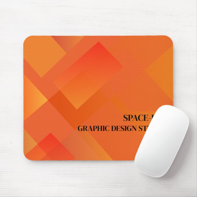 Tapis De Souris Graphique orange, Graphiste (Avec souris)