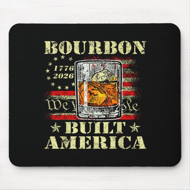 Tapis De Souris Graphique patriotique 250 ans de construction vint (Devant)