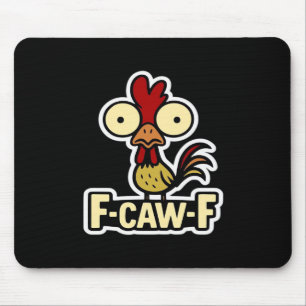 Tapis De Souris Graphique vintage classique F-Caw-F