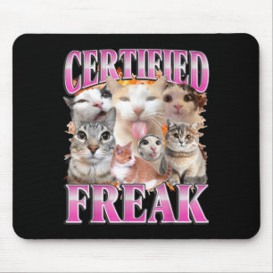 Tapis De Souris Graphisme de chat certifié bootleg humour drôle ge