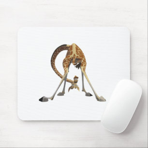 Tapis De Souris Graphisme de girafe amusant – Design d'animal mign