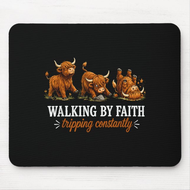 Tapis De Souris Graphisme de marche (Devant)