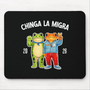Tapis De Souris Graphisme de protestation de grenouille drôle de C