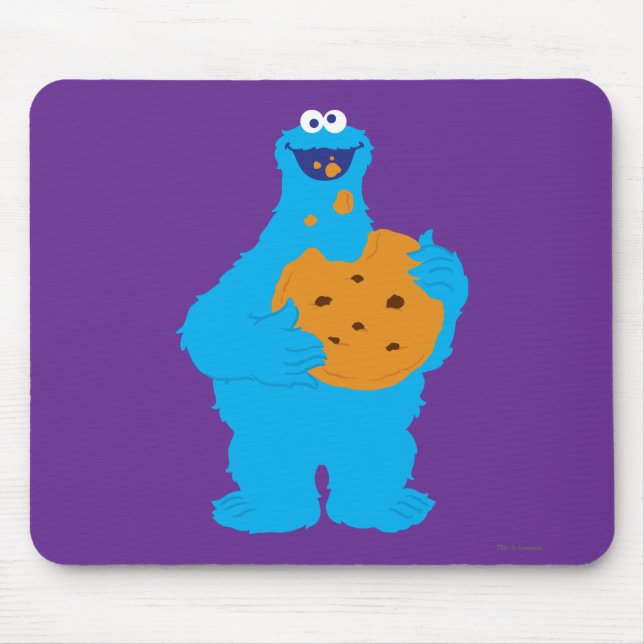 Tapis De Souris Graphisme du Monstre de Biscuits (Devant)