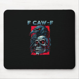 Tapis De Souris Graphisme humoristique corbeau F-Caw-F