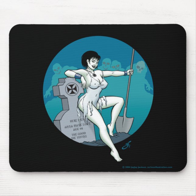 Tapis de souris Grave Girl (Devant)