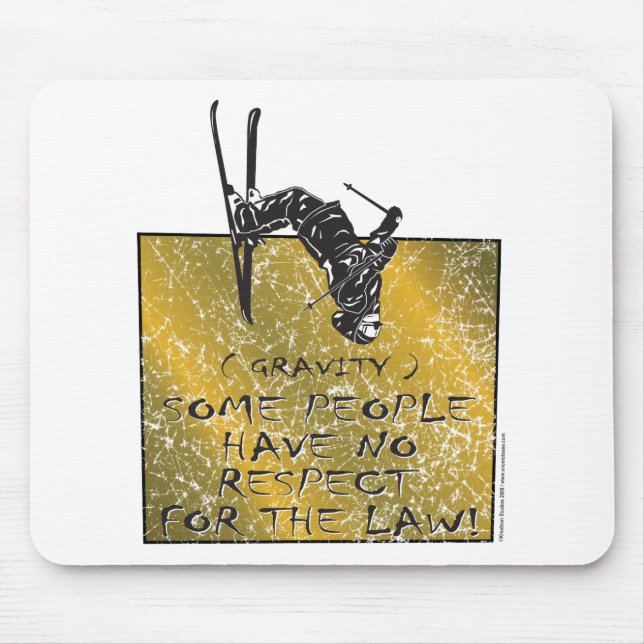 Tapis De Souris Gravity Skier (Devant)