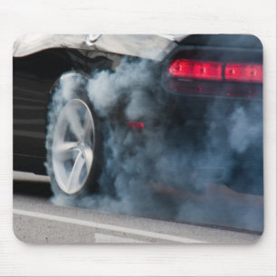 Tapis De Souris Gravure de voiture noire