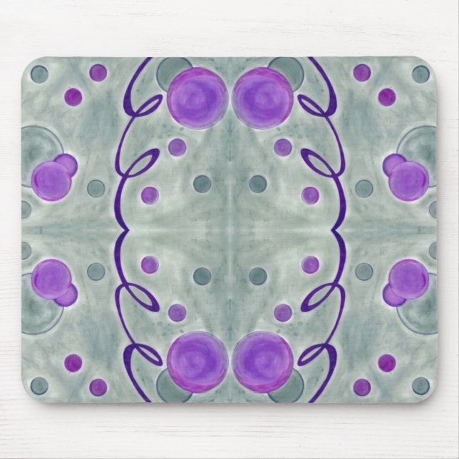 Tapis De Souris Gray Globes Blanket Mousepad (Devant)