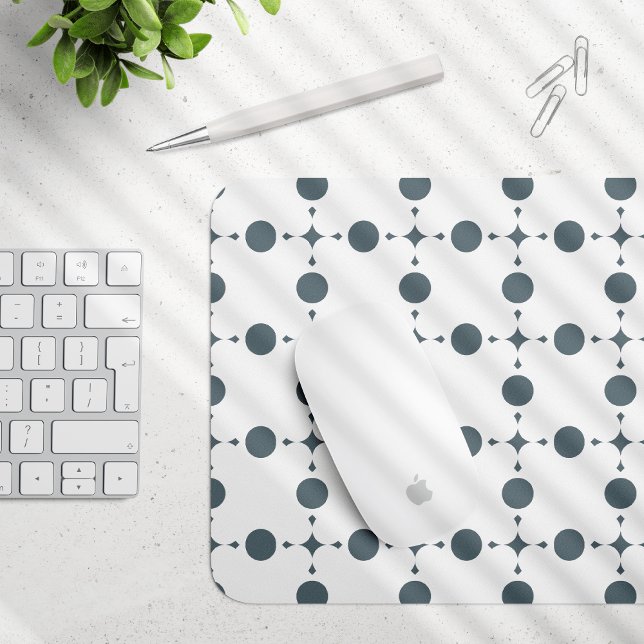 Tapis De Souris Gray Polka Dots, Polka Dot Pattern, Dots (Créateur téléchargé)