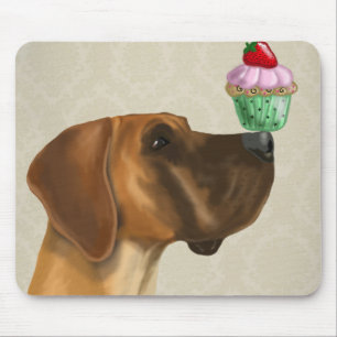 Tapis De Souris Great Dane et Cupcake
