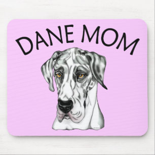 Tapis De Souris Great Dane Mom Harlequin UC
