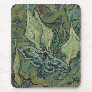 Tapis De Souris Great Peacock Moth par Vincent van Gogh