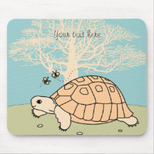 Tapis de souris grec personnalisable de tortue