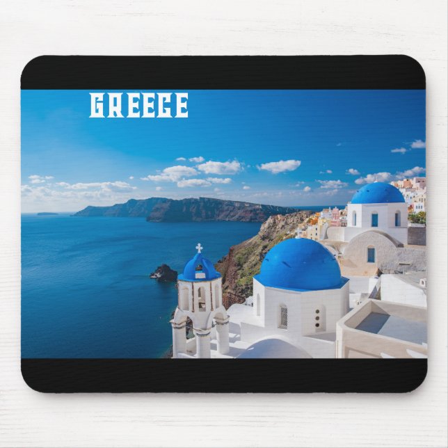 Tapis De Souris Grèce bleue (Devant)