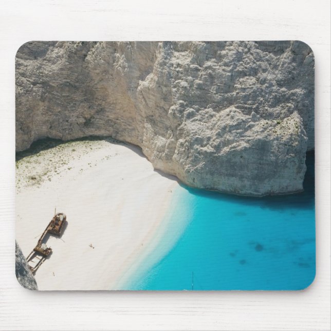 Tapis De Souris GRÈCE, îles ioniennes, ZAKYNTHOS, ÉPAVE (Devant)