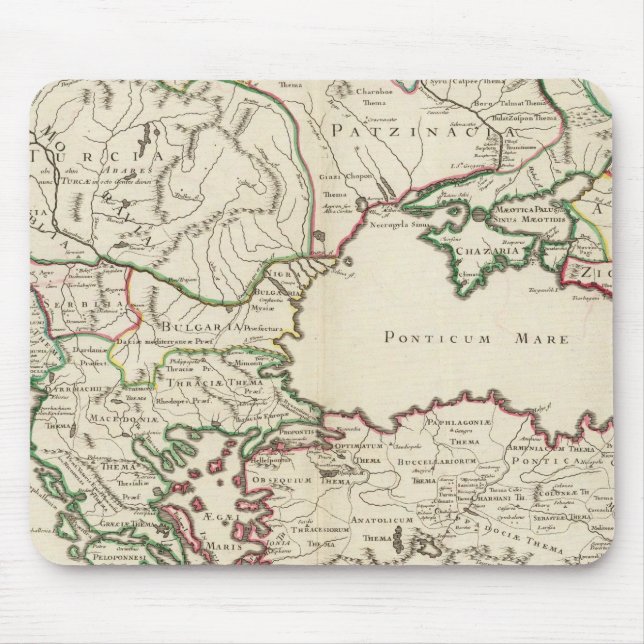 Tapis De Souris Grèce, Turquie, Europe (Devant)
