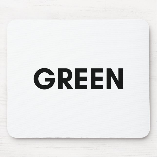 Tapis De Souris green (Devant)