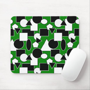 Tapis De Souris Green Bauhaus Collage