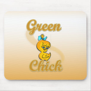 Tapis De Souris Green chick