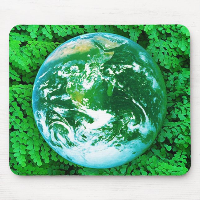 Tapis De Souris Green Earth - ecological awareness (Devant)