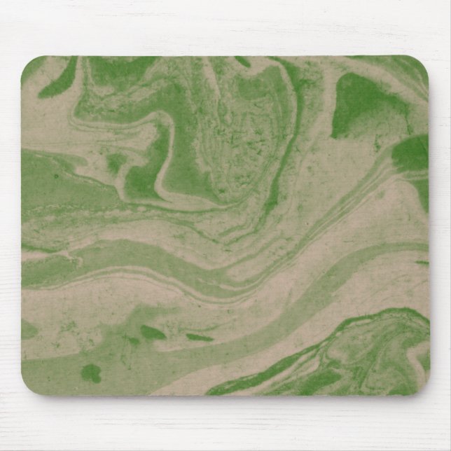 Tapis De Souris Green marble, a little everyday luxury  (Devant)