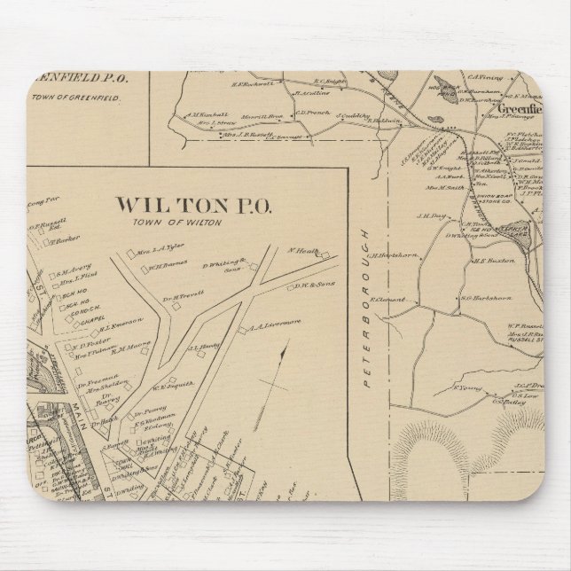 Tapis De Souris Greenfield, Hillsborough Co (Devant)