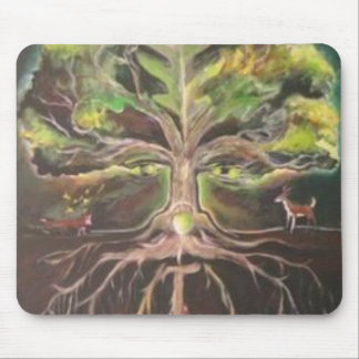 Tapis De Souris Greenman-arbre de la vie Mousepad - customisé