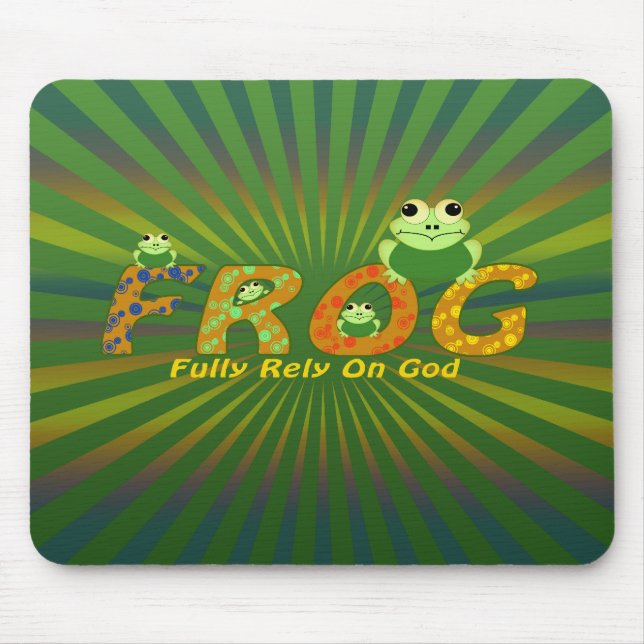 TAPIS DE SOURIS GRENOUILLE (Devant)