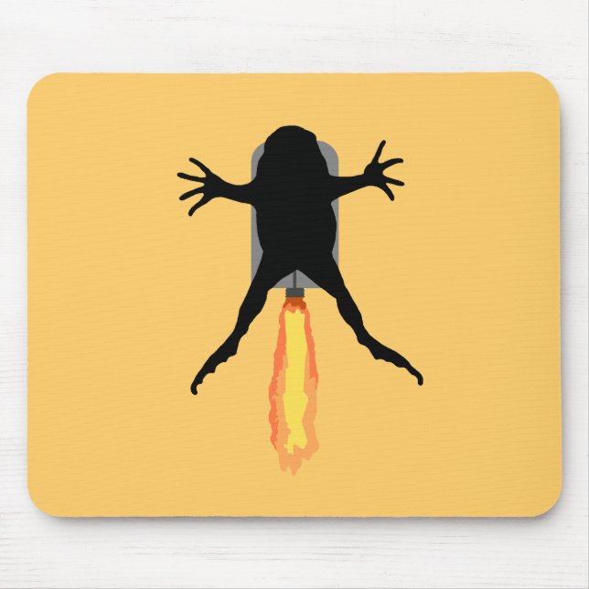 Tapis De Souris Grenouille à roquette (Devant)