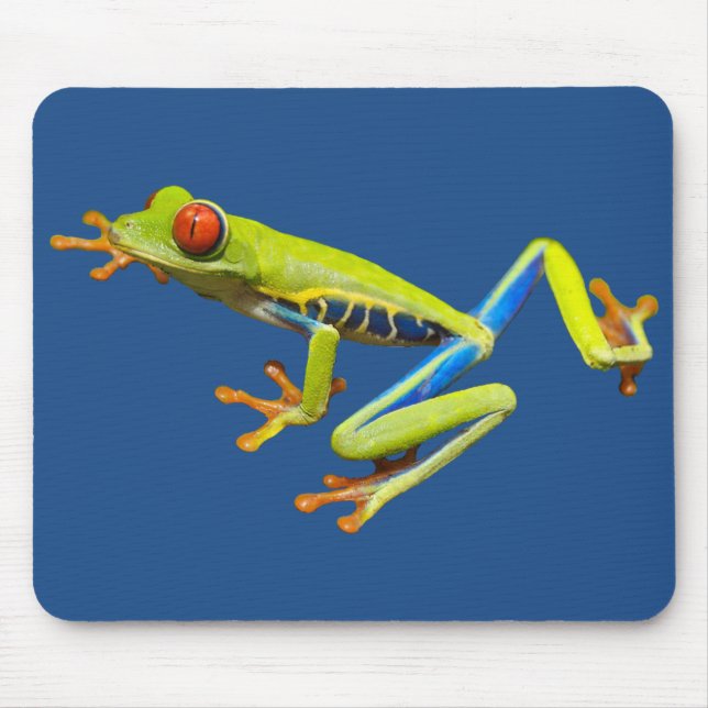 Tapis De Souris Grenouille aux yeux rouges (Devant)