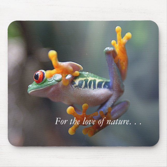 Tapis De Souris Grenouille colorée (Devant)