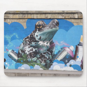 Tapis De Souris Grenouille cool entre les boîtes de Spray