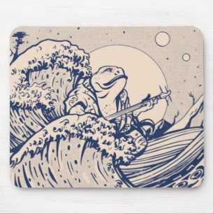 Tapis De Souris Grenouille Cottagecore dans le style japonais