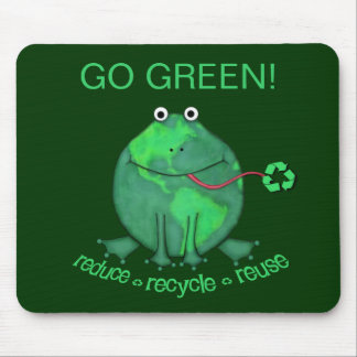 Tapis De Souris Grenouille de l'environnement de jour de la terre