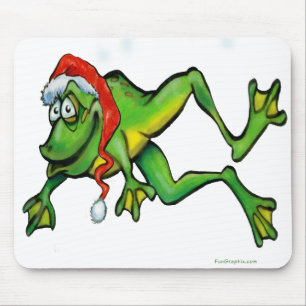 Tapis De Souris Grenouille de Noël