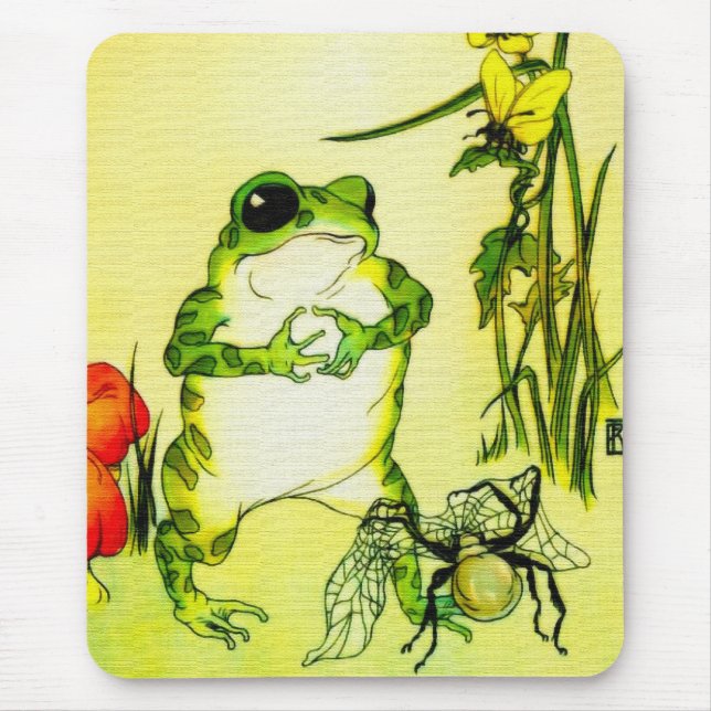 Tapis De Souris Grenouille de tache de rousseur (Devant)