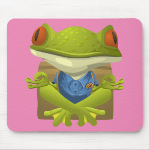 Tapis De Souris Grenouille de Yoga