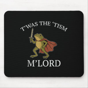 Tapis De Souris Grenouille drôle graphique TWAS le Tism M Lord