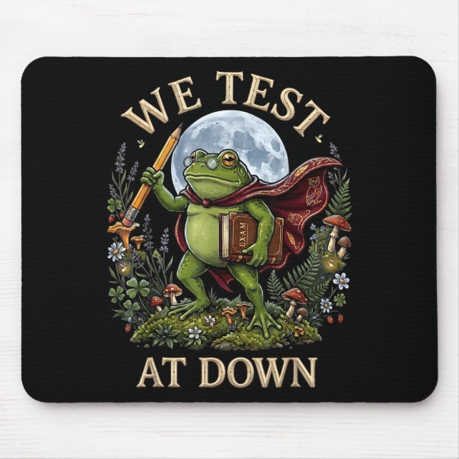 Tapis De Souris Grenouille enseignante test à l'aube coordinateur  (Devant)
