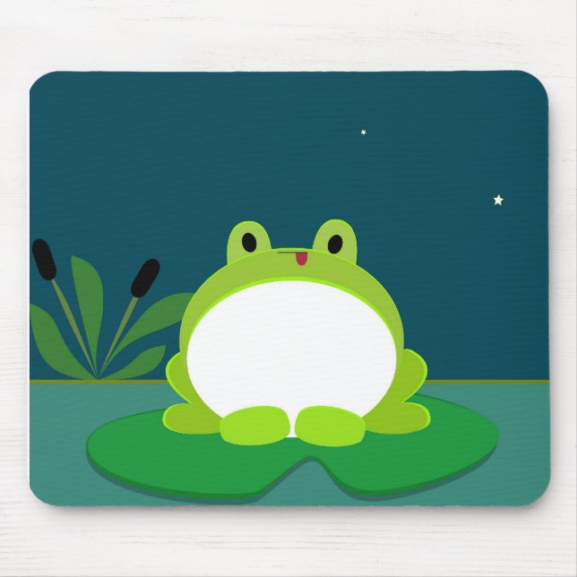 Tapis De Souris Grenouille mignonne (Devant)