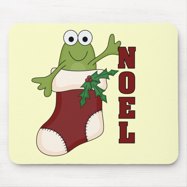 Tapis De Souris Grenouille Noel Tshirts et cadeaux de vacances (Devant)