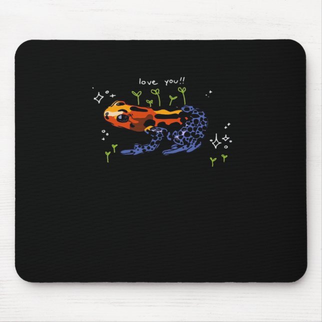Tapis De Souris Grenouille qui t'aime style classique simple (Devant)