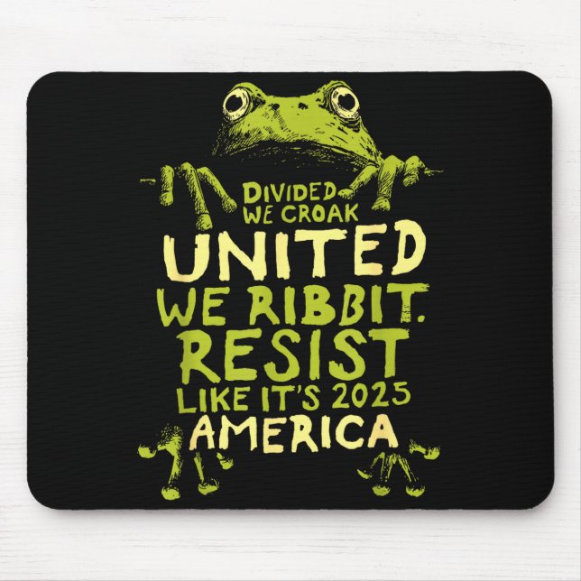Tapis De Souris Grenouille résiste mignon drôle  (Devant)