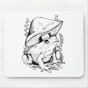 Tapis De Souris Grenouille sous un champignon